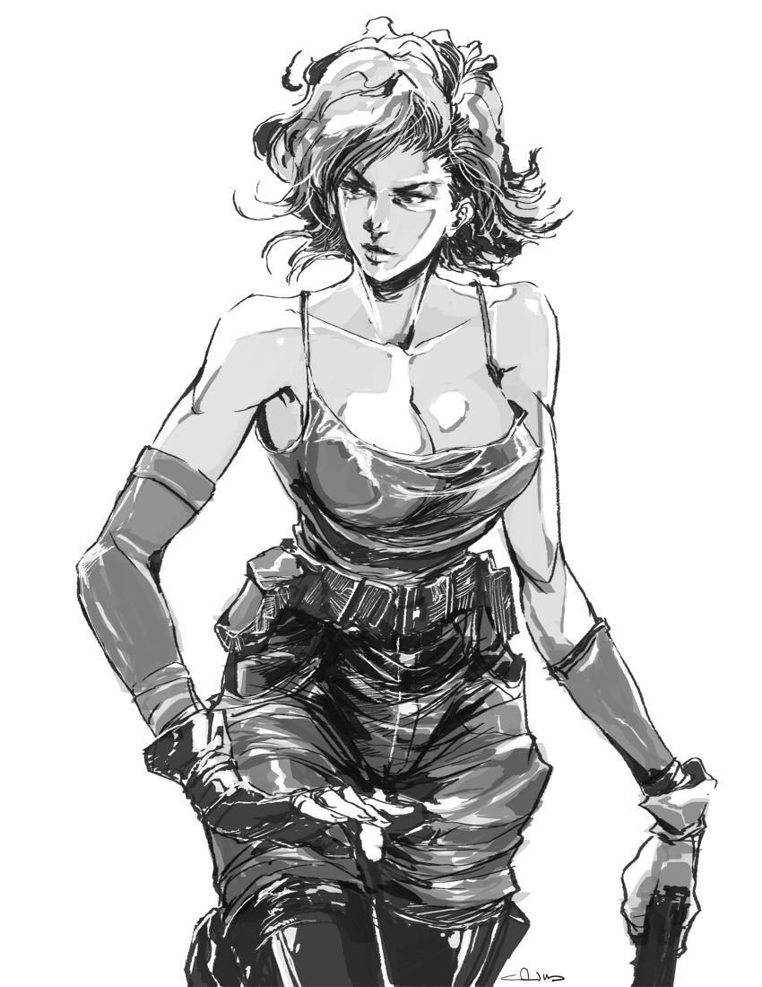 david_liu gun meryl_silverburgh metal_gear metal_gear_solid tagme