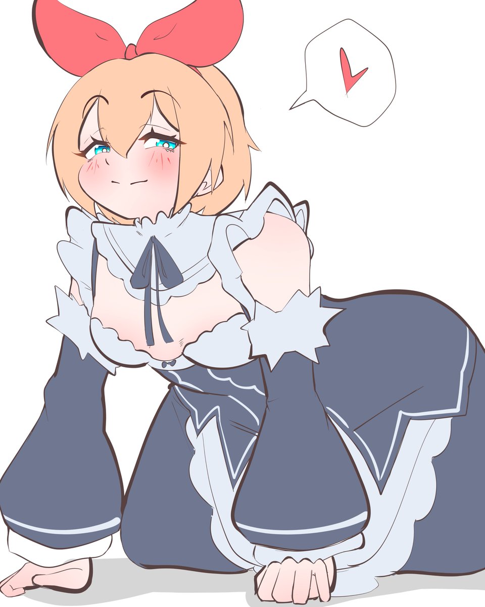 brown hair, female, maid outfit, maid uniform, petra leyte, re:zero kara hajimeru isekai seikatsu, rikkachan 1117