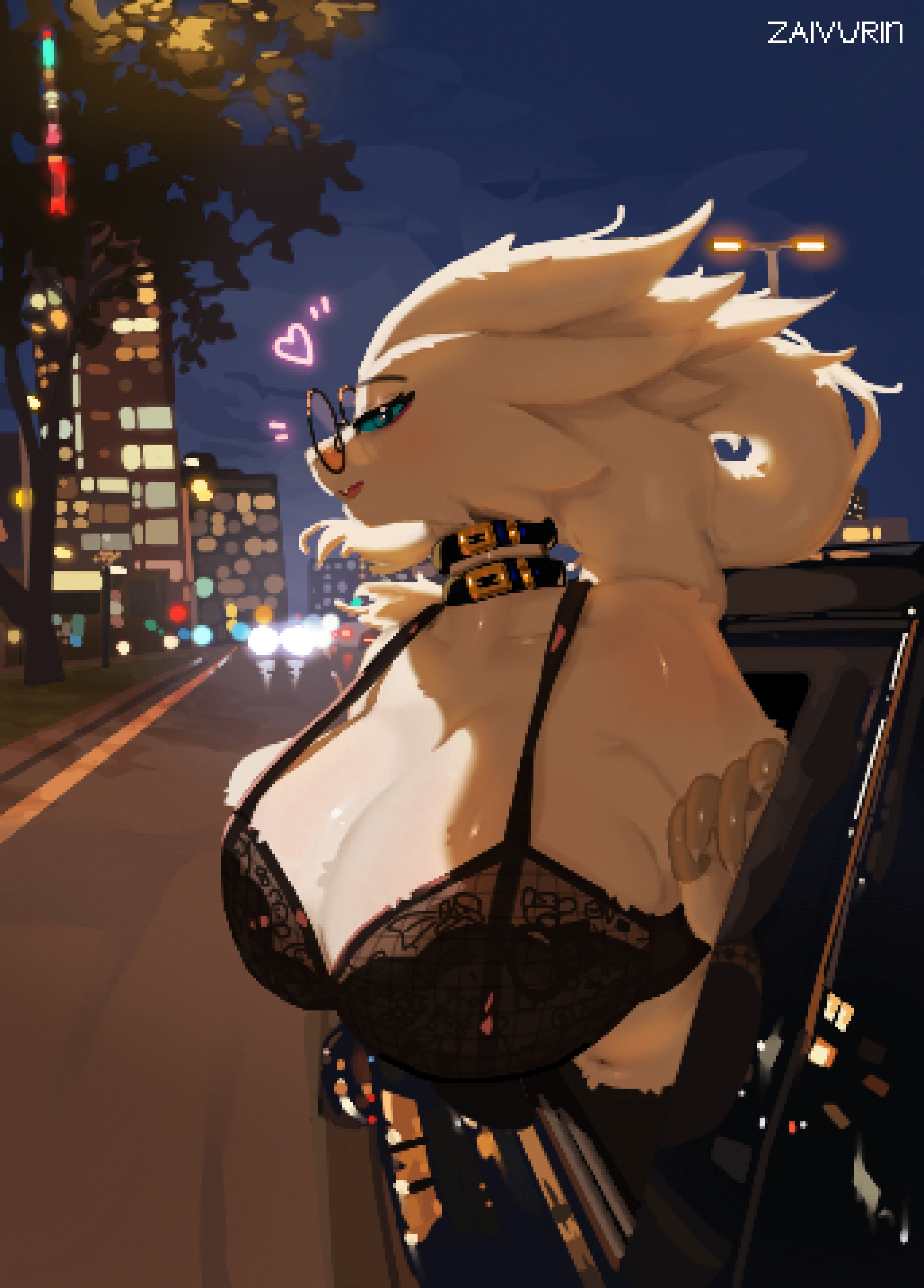 1girls, anthro, breasts, collar, dragon, female, furred dragon, furred scalie, generation 5 pokemon, lace, large breasts, leaning out of window, legendary pokemon, milf, nintendo, pokemon, pokemon (species), reshiram, scalie, snout, tagme, twitter link, vehicle