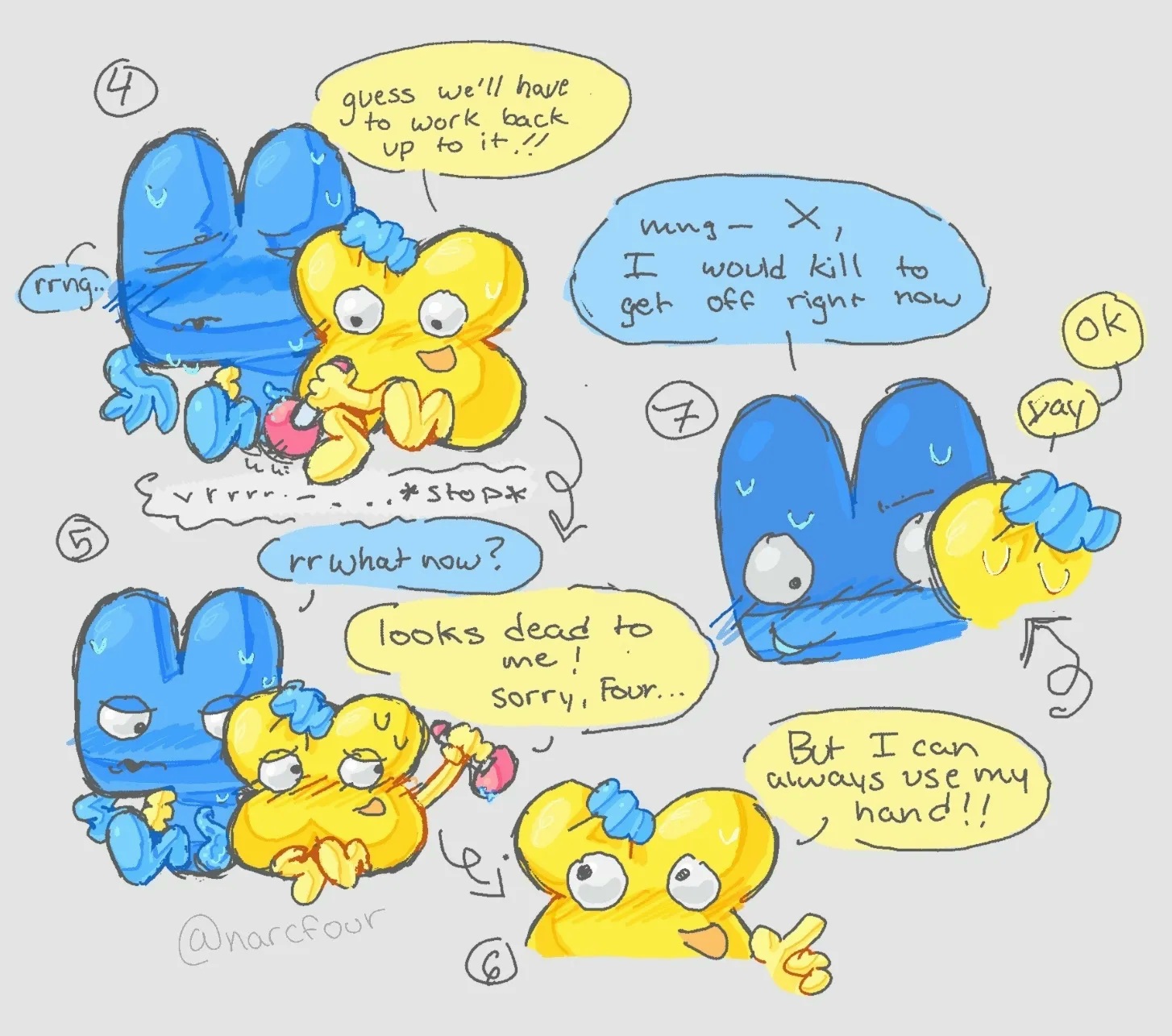 algebralien, battle for dream island, battle for dream island again, bfb, bfdi, bfdia, four (bfb), non-human, object shows, tentacle penis, the power of two, toony, tpot, vibrator, vibrator on penis, x (bfb)