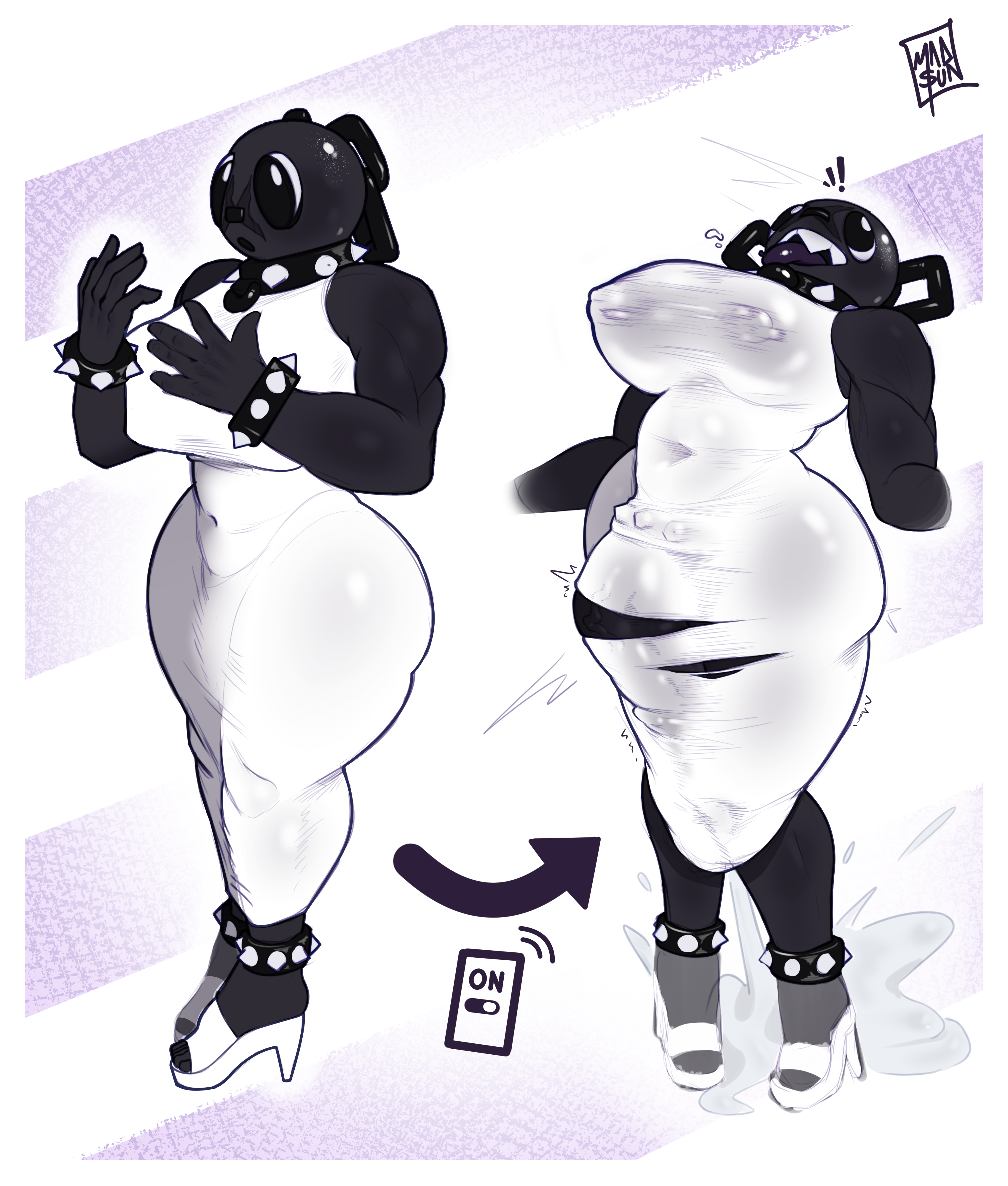 2026, 2d, 2d (artwork), 2d artwork, airhead, anthro, armpit crease, armpit peek, armpits, ballerkid, big boobs, big breasts, big cock, big nipples, big penis, big thighs, black body, black eyes, black legwear, boobs, boobs bigger than head, boobs bigger than torso, breaking, breasts, breasts bigger than head, breasts out, buff, buff female, bulge, bulge under clothes, chain chomp, chains, climax, climaxing, cock, cock ring, collar, cum, cumming, dick, dickgirl, dickgirl only, dog collar, dress, dumb, dumb girl, ejaculation, ejaculation bulge, ejaculation under clothes, erect penis, erection, erection under clothes, erection under clothing, fangs, fat cock, feet, fit, fit body, fit female, fit futa, fit futanari, futa, futa focus, futa only, futanari, girthy penis, goofball, goofy, hi res, high resolution, highres, huge breasts, huge butt, huge cock, huge nipples, huge penis, huge thighs, instant erection, instant orgasm, legs, madsunart, massive boobs, massive breasts, massive butt, massive cock, massive penis, massive thighs, massive tits, mommy, nintendo, oc, orgasm, orgasm control, orgasm without stimulation, pierced nipples, piercing, piercings, piercings on nipples, pointy teeth, purple penis, purple tongue, remote control, side view, sideboob, spiked bracelet, spiked choker, spiked cock ring, spiked collar, spikes, strong, strong female, strong woman, tall, tall female, teeth, teeth pointy, teeth showing, teeth visible, tongue out, torn clothes, torn clothing, torn dress, vein, veins, veins on dick, veiny, veiny penis, video game, video game character, watermark, white dress