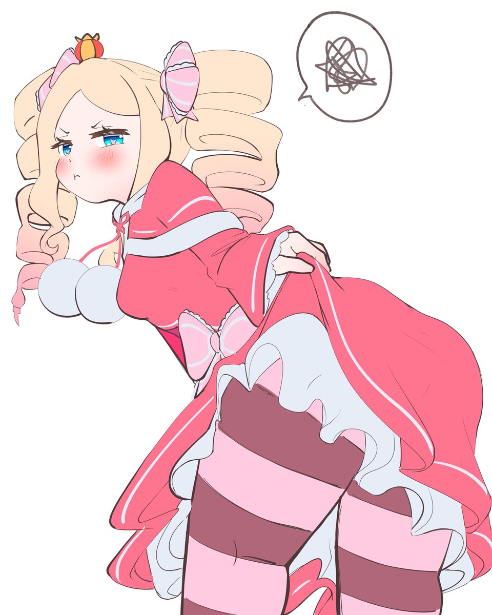 alternate breast size, beatrice (re:zero), blonde hair, blue eyes, female, re:zero kara hajimeru isekai seikatsu, rikkachan 1117