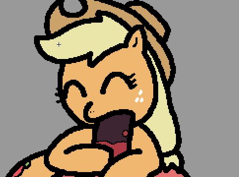 2000s_and_2010s_style applejack_(mlp) big_brian blonde_hair closed_eyes equine friendship_is_magic hair hat horse my_little_pony oral oral_sex pokehidden pony sex smooth_skin