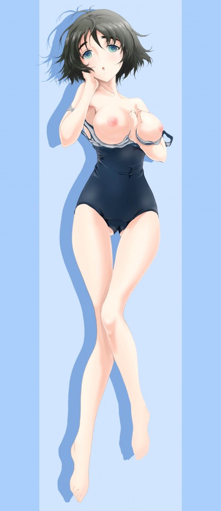 female, pointy chin, shiina mayuri, steins;gate, swimsuit, tagme