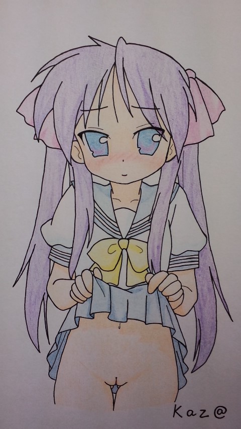 kagami_hiiragi kaz lucky_star tagme