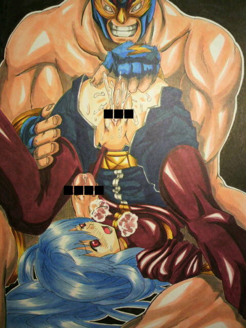 big_bear censored defeated king_of_fighters kula_diamond raiden_(snk) tagme