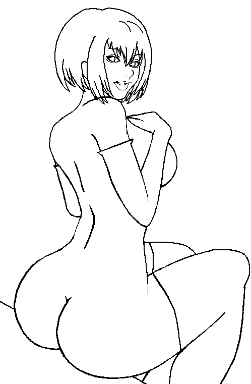 ass bob_cut dat_ass guilty_gear i-no jakebcha short_hair stockings tagme transparent_background