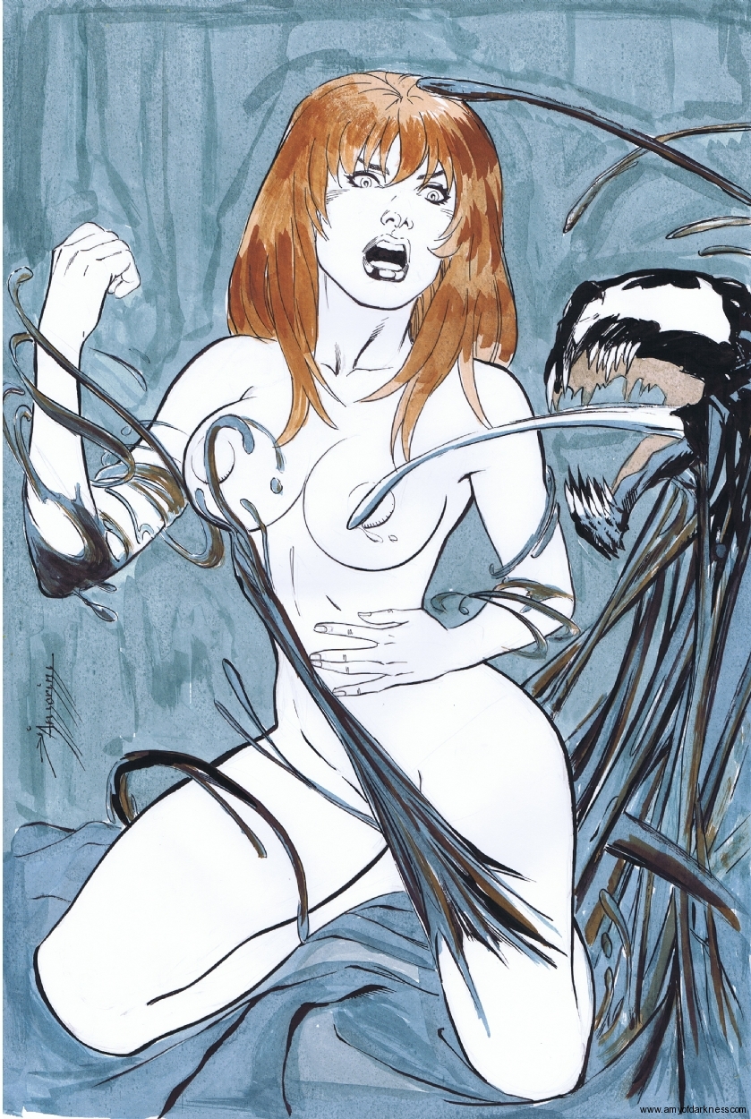 amorim breasts female marvel mary_jane_watson spider-man_(series) symbiote venom