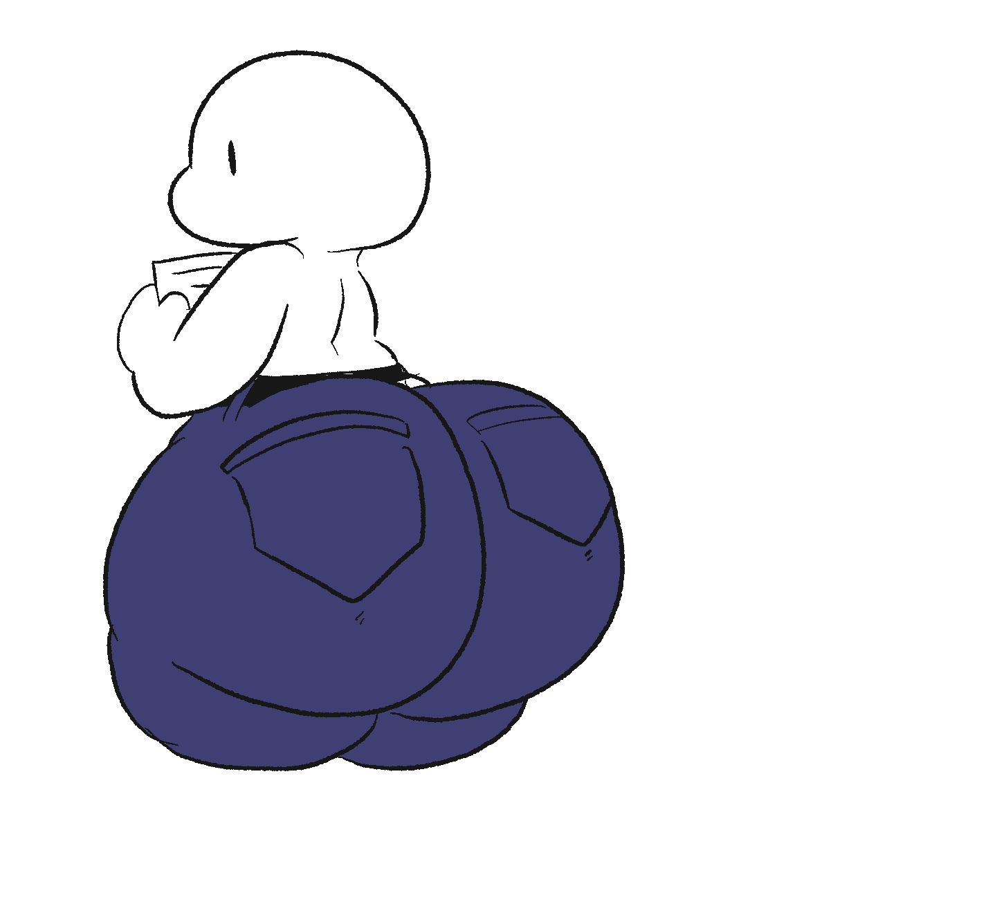 1boy, animated, ass, ass expansion, belt, hips, hyper, hyper ass, large ass, lawlfunky, male, male focus, male only, ripped clothing, ripped pants, thick thighs, thighs, underwear, wardrobe malfunction, wide hips