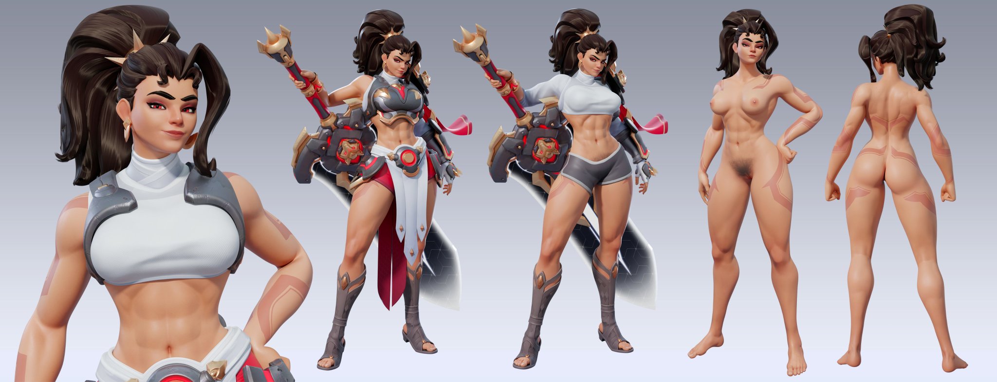 1girls, activision, big ass, big breasts, big thighs, blizzard entertainment, breasts, brown body, brown skin, brown-skinned female, curvaceous, curvy, curvy figure, dark skin, dark-skinned female, digital media (artwork), dzooworks, female, female torso, hips, hourglass figure, huge ass, huge breasts, huge thighs, large ass, large breasts, large thighs, legs, mature, mature female, overwatch, overwatch 2, slim waist, thick, thick hips, thick legs, thick thighs, thighs, thighs bigger than head, vendetta, voluptuous, waist, wide hips, wide thighs