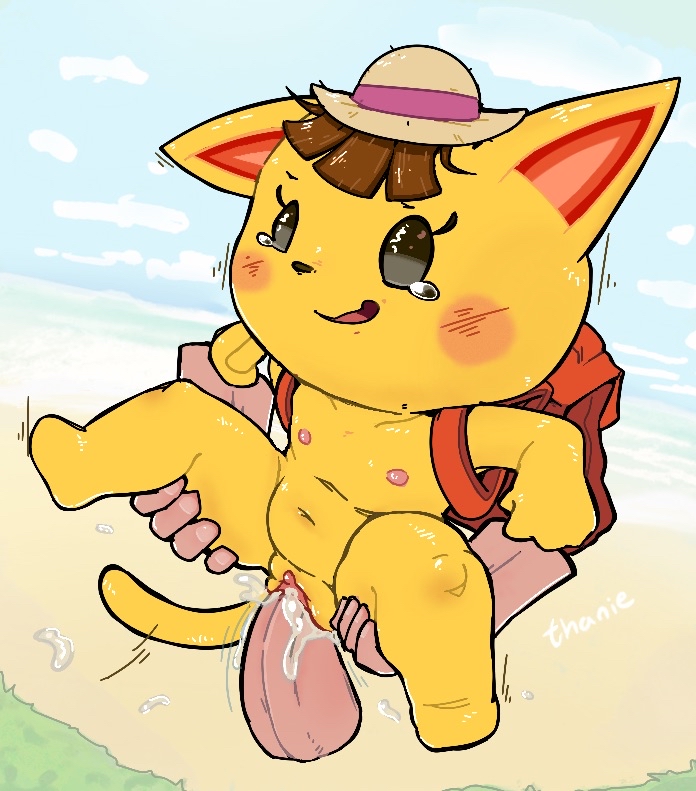 1boy, 1girls, 2025, age difference, animal crossing, anthro, anthro female, anthro penetrated, backpack, beach, beach background, blush, blushing, bodily fluids, breasts, cat, cat ears, cat girl, cat tail, clothing, cloud, completely naked, completely naked anthro, completely naked female, completely nude, completely nude anthro, completely nude female, cub, cum, cum in pussy, cum inside, disembodied hand, disembodied penis, domestic cat, duo, eyelashes, felid, feline, felis, female, female cub, female on human, female penetrated, flat chest, fur, furry, furry female, grass, hat, headgear, headwear, holding up, human, human male, human on anthro, human penetrating, human penetrating anthro, humanoid, humanoid genitalia, humanoid penis, interspecies, katie (animal crossing), larger human, larger male, larger penetrating, larger penetrating smaller, light skin, light-skinned male, male, male human, male human/female anthro, male human/female cub, male on anthro, male penetrating, male penetrating female, male/female, mammal, naked, naked anthro, naked female, nintendo, nipples, nude, nude anthro, nude female, older human, older male, older male and younger female, older penetrating, older penetrating younger, penetration, penis, penis in pussy, pussy, red backpack, sand, sex, size difference, sky, small breasts, smaller anthro, smaller female, smaller penetrated, straw hat, tail, tears, thanie, url, yellow body, yellow fur, young, young anthro, young female, young penetrated, younger anthro, younger female, younger penetrated