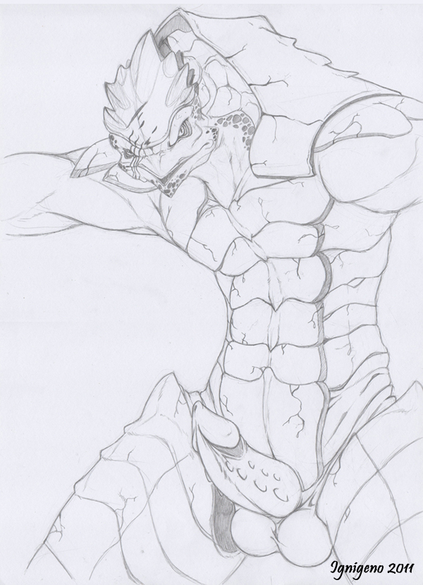 2011 ignigeno krogan male_only mass_effect urdnot_wrex