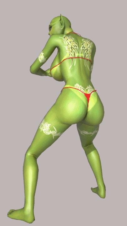 female green_skin leman orc orc_female solo solo_female thong world_of_warcraft