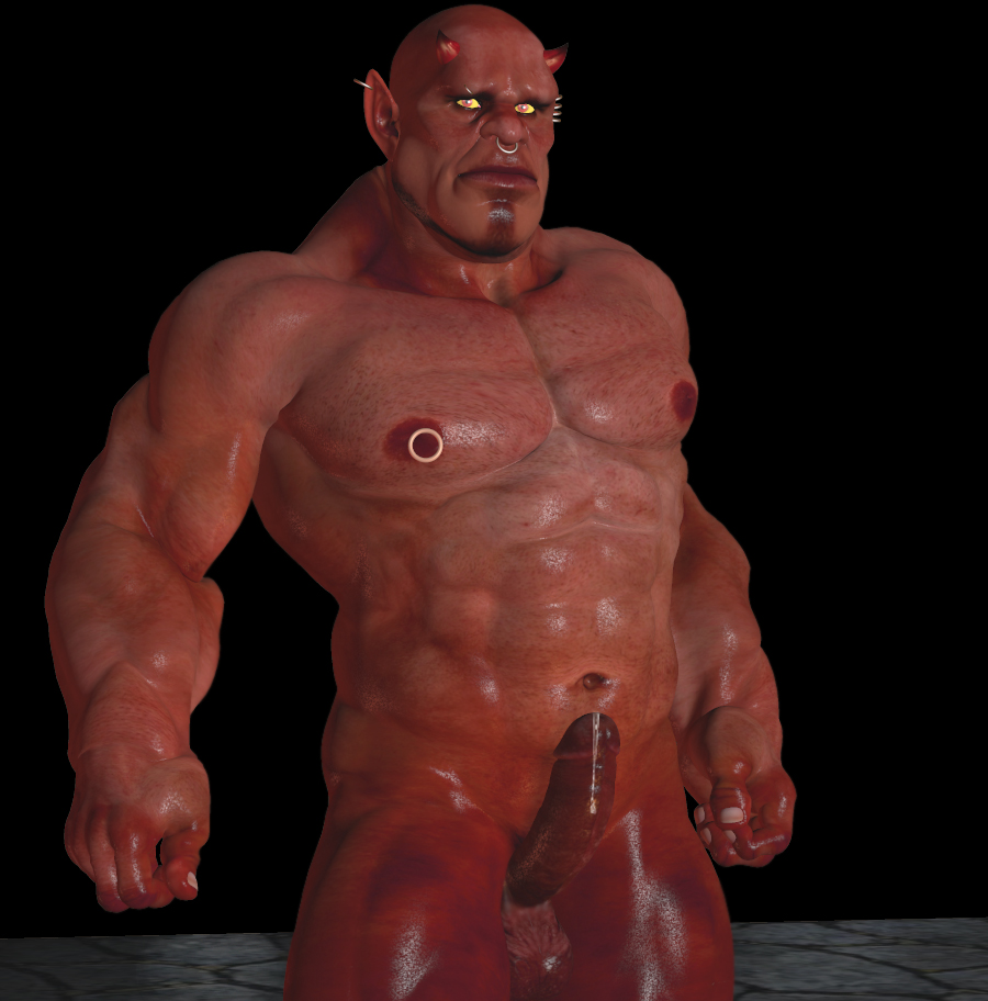 3d black_howler demon male male_only orc orc_male solo solo_male