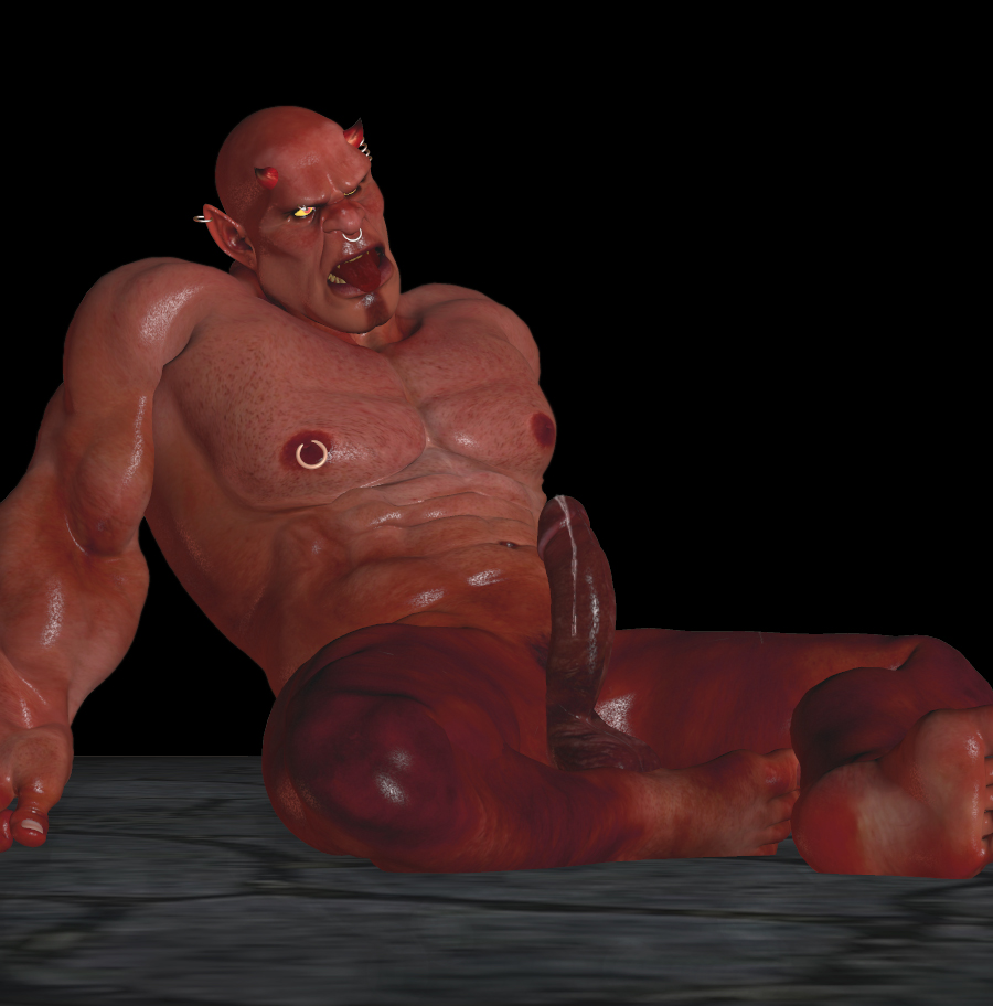 3d black_howler demon male male_only orc orc_male solo solo_male