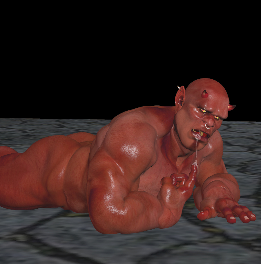 3d black_howler demon male male_only orc orc_male solo solo_male