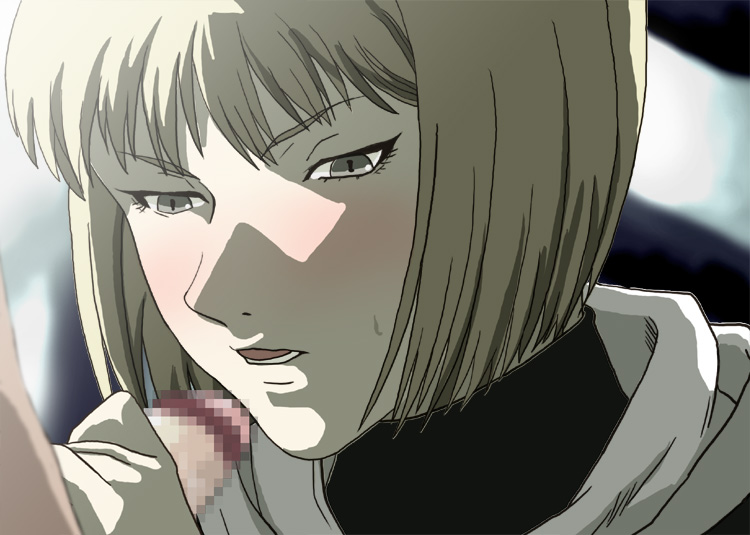 blush censored clare_(claymore) claymore handjob penis tagme