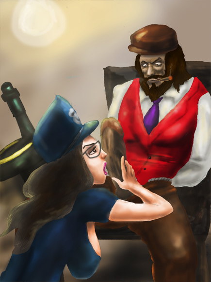 1boy 1girls caitlyn_kiramman cops_and_robbers_series crime_city_graves debonair_series league_of_legends malcolm_graves male officer_caitlyn ohmyhobby the_grind_series