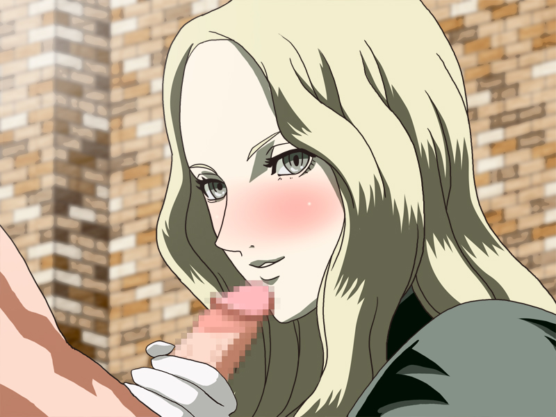 blonde_hair blush censored claymore mosaic_censoring penis teresa_(claymore)