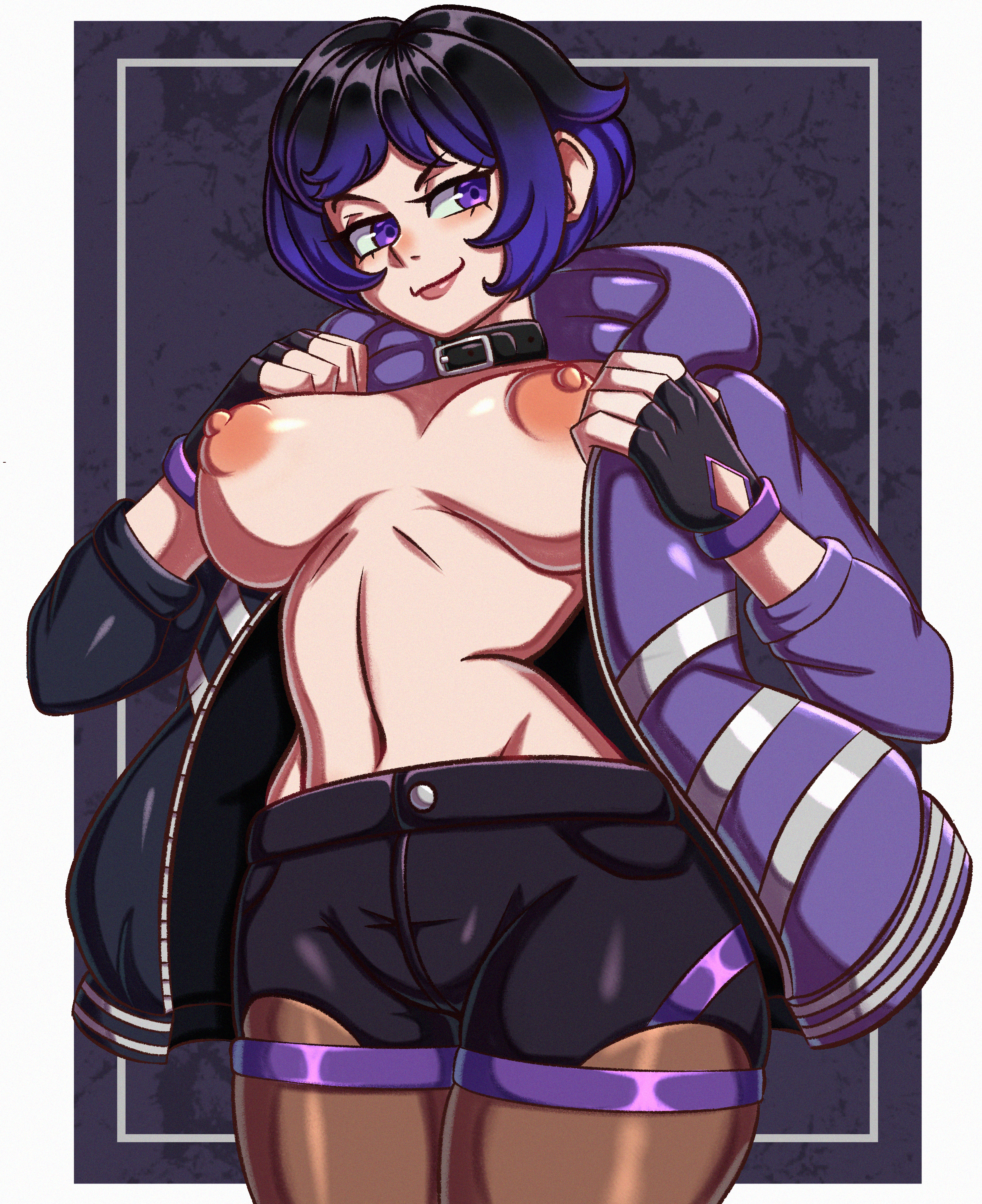 1girls, 2d, 2d (artwork), asian female, ass, big ass, big breasts, breasts, female, female only, k1zd3, namco, reina mishima, solo, tekken, tekken 8, thick thighs