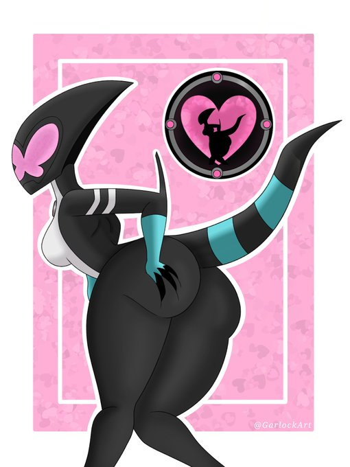 1girls, alien, alien girl, ass, ass focus, ben 10, breasts, chaquetrix, female, furry, garlock, kineceleran, large breasts, looking at viewer, mask, tail, thick thighs, wide hips, xlr8