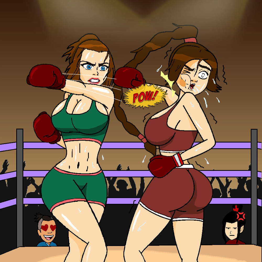 -_- 1boy 2023 3girls ;o angry_vein annoyed_expression annoyed_face arena avatar_legends avatar_the_last_airbender azula belly belly_button black_hair black_hair_female blank_eyes blue_eyes blue_eyes_female boxers boxing boxing_gloves boxing_match boxing_ring brown_hair brown_hair_female bubble_butt busty catfight cleavage commission crowd crowd_watching curvaceous curvaceous_body curvaceous_female curvaceous_figure curvaceous_hips curvaceous_thighs curvy curvy_body curvy_female curvy_females curvy_figure curvy_hips curvy_thighs digital_drawing_(artwork) digital_media_(artwork) earth_kingdom female female_abs fight fighter fighting fighting_ring fire_nation fit fit_female gloves gritted_teeth gritting_teeth heart heart-shaped_pupils heart_eyes hourglass_figure long_hair long_hair_female male motion_lines multiple_girls navel nickelodeon pow_block punch punched punching_face red_boxing_gloves red_gloves round_ass round_breasts round_butt saliva saliva_drip shiny shiny_body shiny_breasts shiny_gloves shiny_hair shiny_skin shorts skyfall1999 smile smiling smiling_at_another sokka suki sweat sweatdrop sweating sweaty sweaty_body sweaty_breasts swing_punch thick thick_ass thick_body thick_breasts thick_butt thick_hips thick_legs thick_lips thick_thighs thighs ty_lee water_tribe