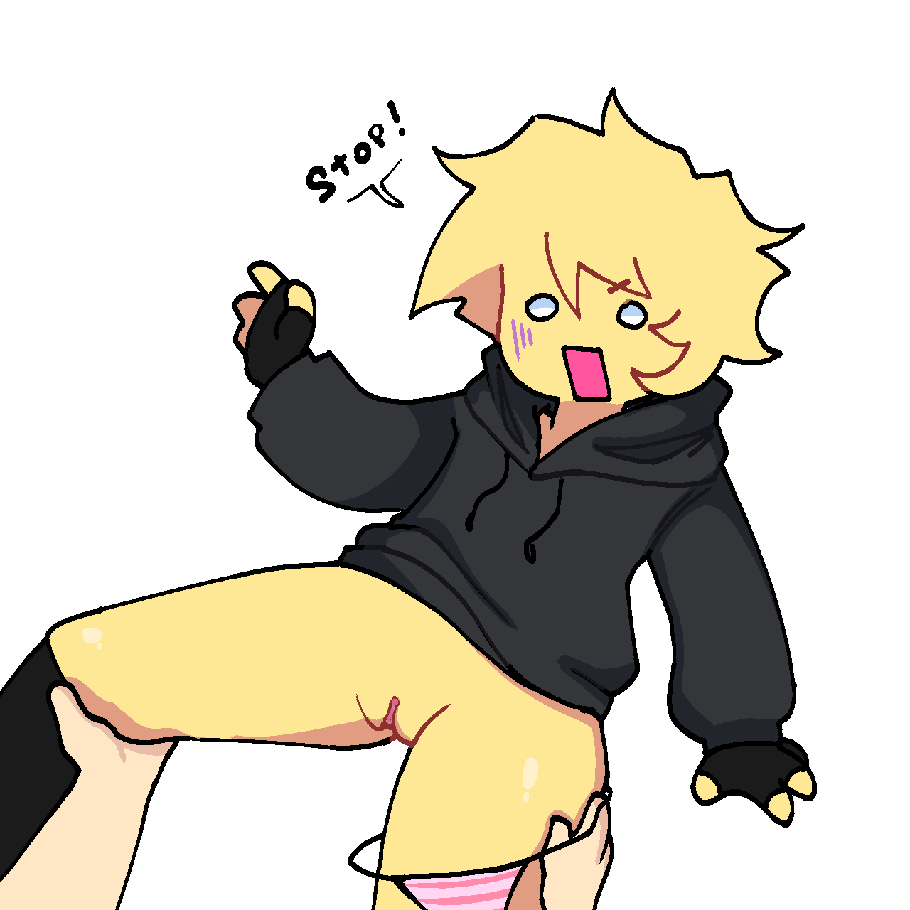 artist_request bottomless cuntboy evade hoodie intersex jard legs male pussy roblox roblox_game robloxian source_request spread_legs surprised tagme thick_thighs yellow_skin