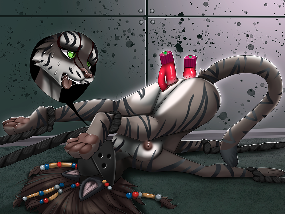 anal anal_insertion ass_up back_stripes beads bethesda_softworks bondage bound breasts brown_body brown_fur clitoral clitoris dildo dildo_in_ass dildo_in_pussy dildo_insertion double_insertion felid feline female flexible fur furry genitals green_eyes khajiit legs_above_head legs_tied legs_up mammal mask masked masked_female nipples no_humans object_in_ass oldoldman orgasm_face pawpads paws penetration restraints rope rope_bondage sex_toy sex_toy_in_ass sex_toy_in_pussy sex_toy_insertion solo tail talaji-daro the_elder_scrolls the_elder_scrolls_online upside-down urethral_insertion vaginal vaginal_insertion vibrator_in_ass vibrator_in_pussy