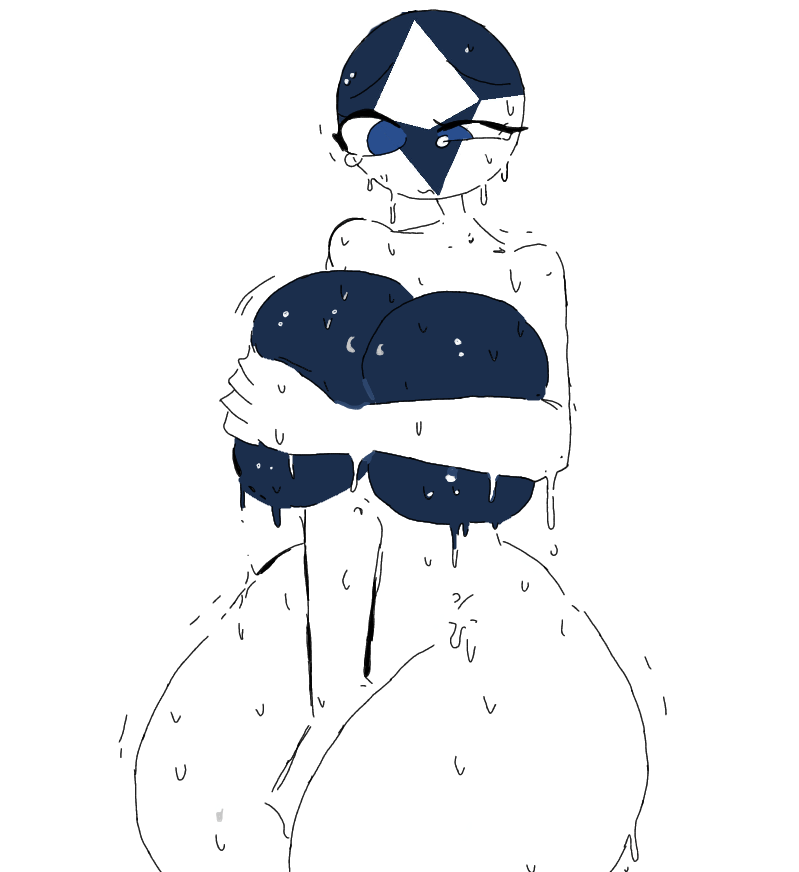 antarctica_(countryhumans) big_breasts big_thighs blue_tits countryhumans countryhumans_girl crying_with_eyes_open edit female kak0yt0_chel melting sweaty_body