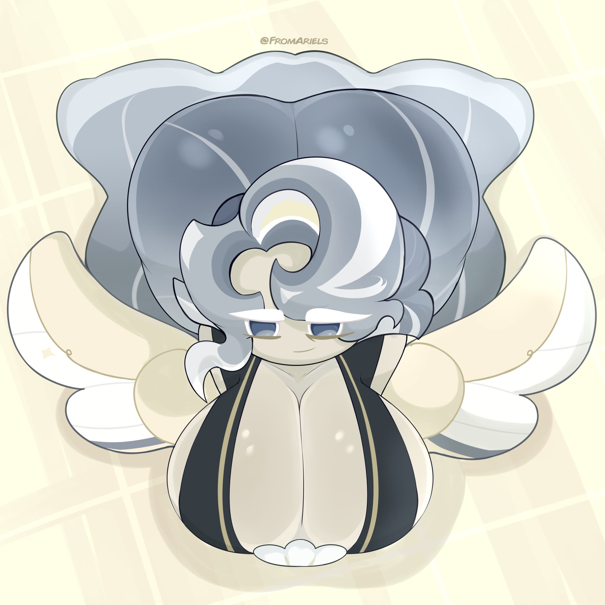 ass, big ass, big breasts, big butt, breasts, cookie run, female, fromariels, gilf, oyster cookie, tagme