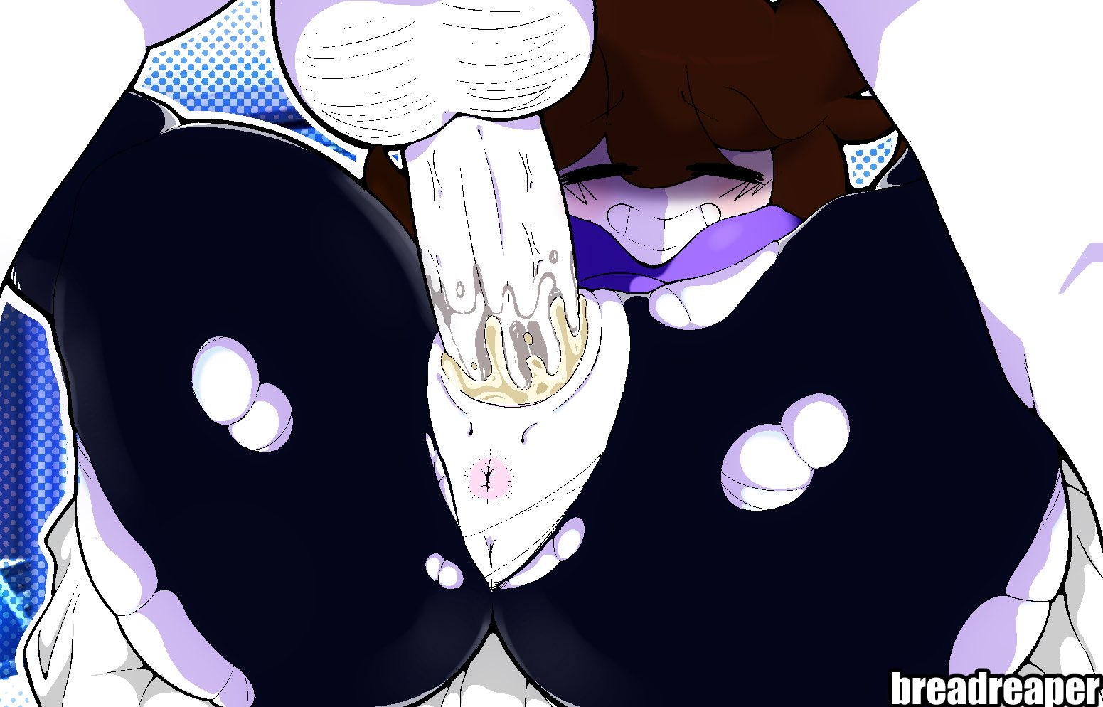 1girls, 2024, anus, artist name, balls, blush, breadreaper, cum, cum in pussy, cum inside, female, jaiden, jaiden animations, male, penis, pussy, sex, smile, testicles, torn clothes, torn clothing, vagina, vaginal penetration, vaginal sex, white skin, youtube, youtuber