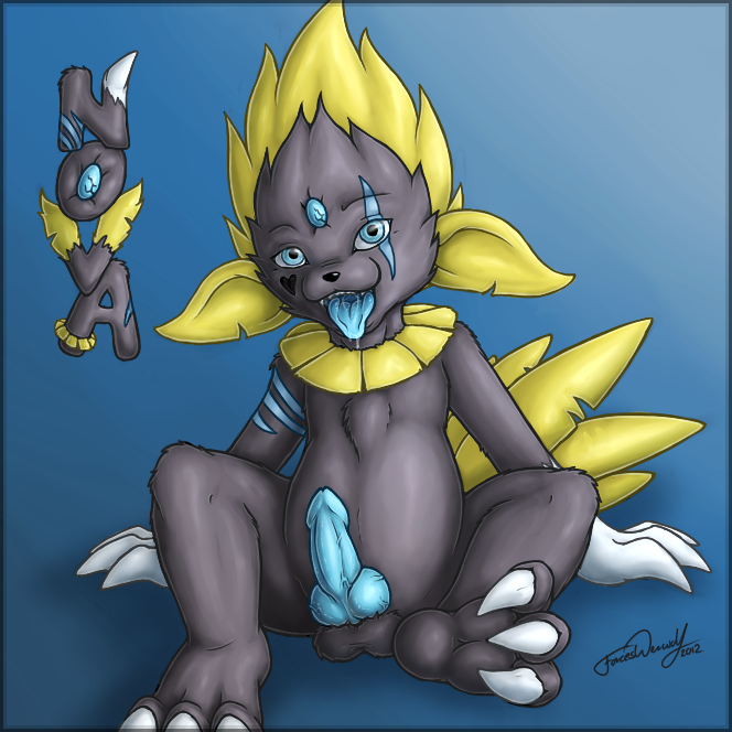 1boy badge belly forceswerwolf male nova_the_weavile open_maw paws penis pokémon_(species) pokemon shiny tagme weavile