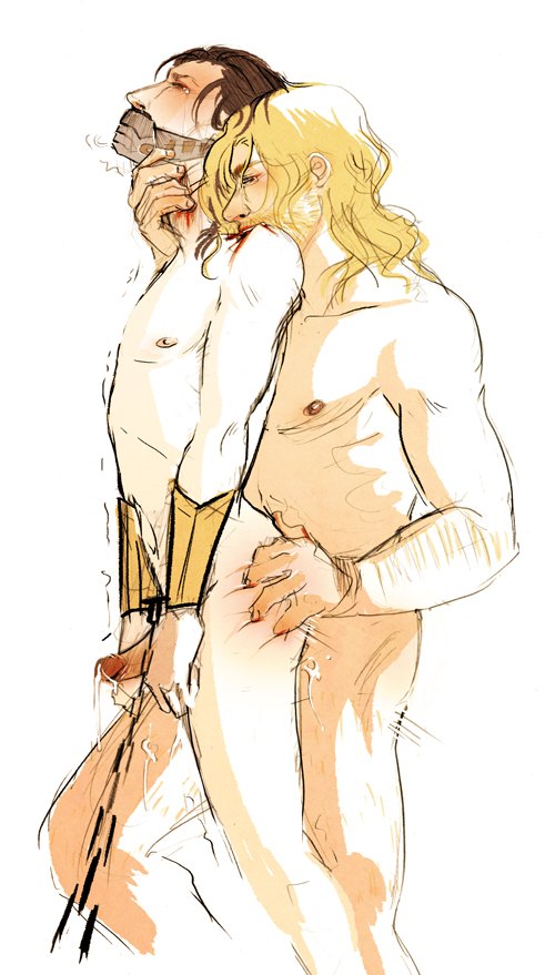 2boys, anal, avengers, bite, blood, bondage, bound, chains, cum, forced yaoi, gag, gay, gore, grip, guro, human, human only, incest, light skin, light-skinned male, loki (marvel), male, male only, maledom, malesub, marvel, marvel comics, nude, pain, rape, straight hair, thor (marvel), thor (series), trembling, twink, yaoi