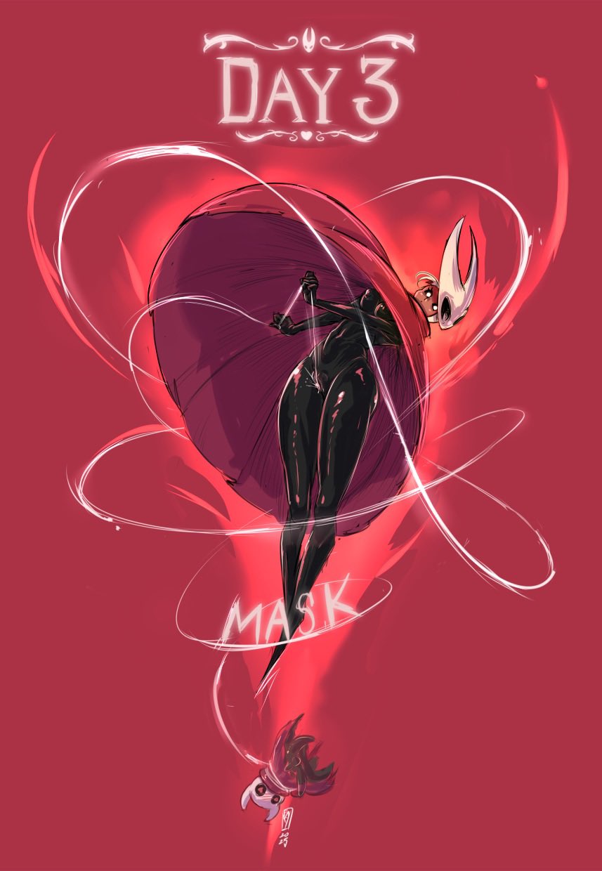 2d, athletic, athletic female, busty, faymantra, female, female focus, hollow knight, hollow knight: silksong, hornet (hollow knight), hourglass figure, incest, inktober, inktober 2025, inktober 2025 (faymantra), male, sex, slim waist, tagme, the knight (hollow knight), wide hips