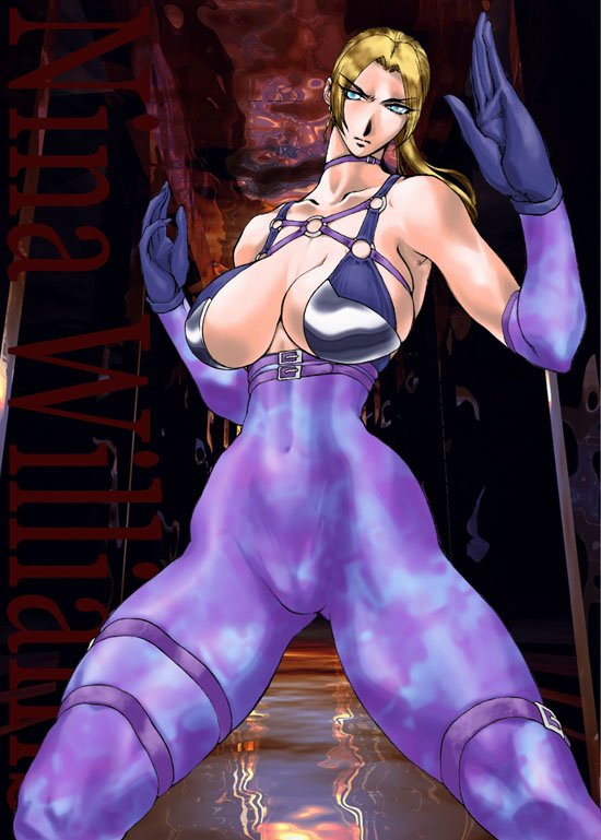 big_breasts bodysuit breasts cleavage namco nina_williams tekken tekken_1 tekken_2 tekken_3 tekken_4 tekken_5_dark_resurrection tekken_blood_vengeance tekken_tag_tournament tekken_tag_tournament_2 yuri-ai