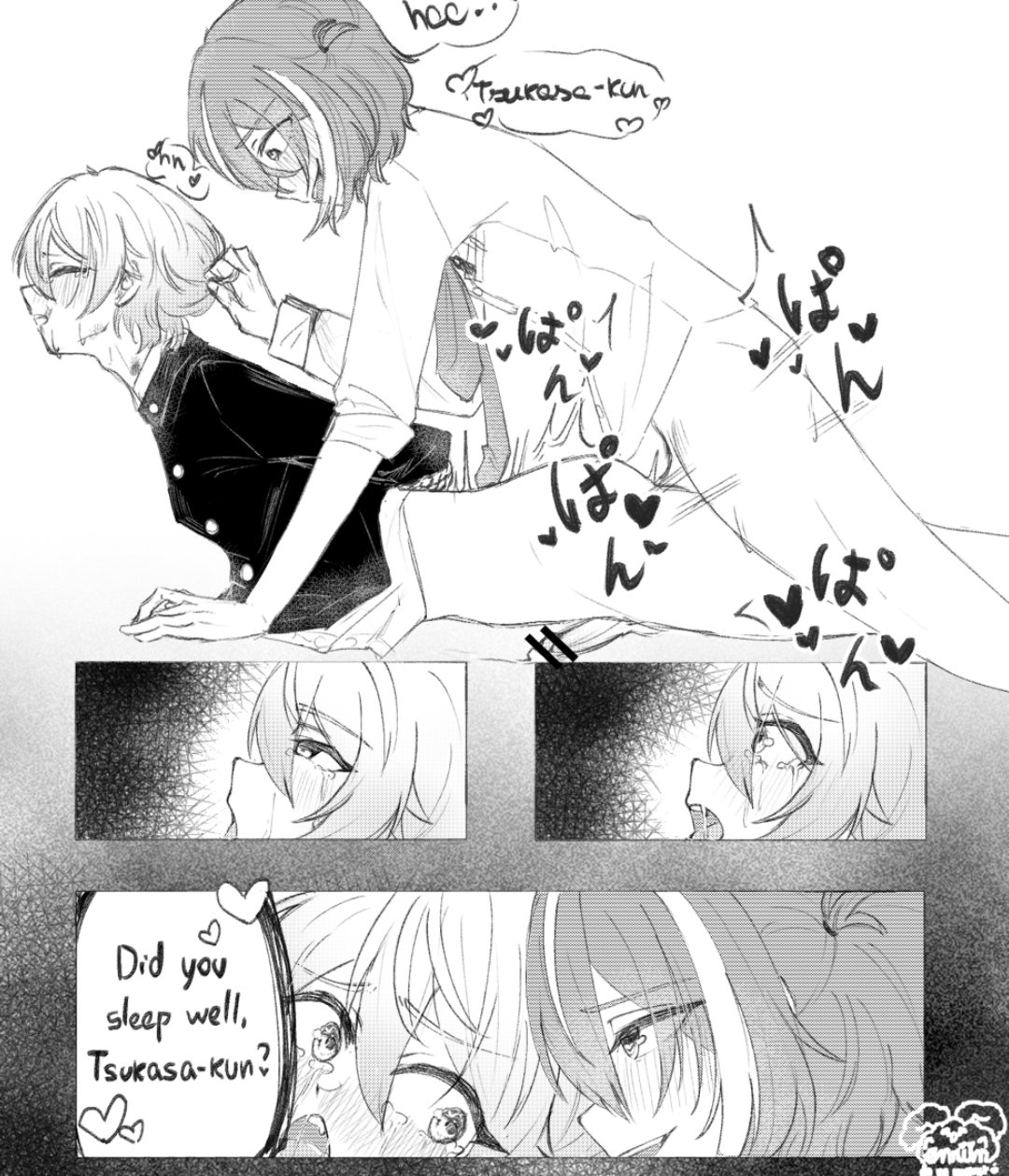 2boys, bedroom, censored, gay, hair pull, kamishiro rui, male, middle school, molestation, project sekai, railing, rape, rape face, ruikasa, screaming in pleasure, sleep molestation, teenager, tenma tsukasa, used, whimper, whimpering