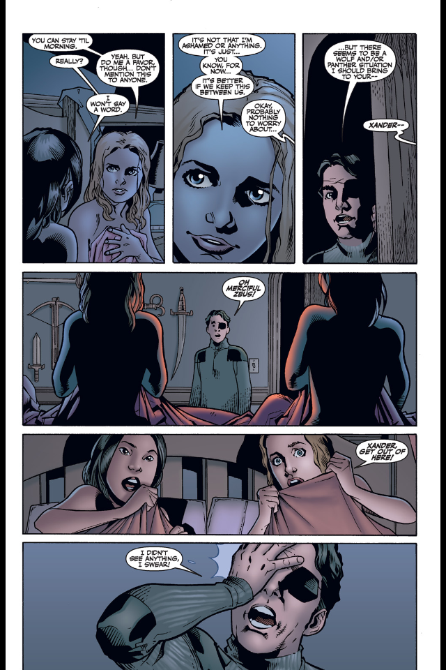 andy_owens buffy buffy_the_vampire_slayer comic female georges_jeanty michelle_madsen multiple_girls satsu yuri