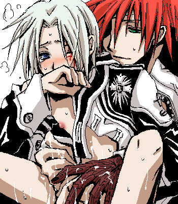 allen_walker d.gray-man gay handjob lavi male male_only tagme yaoi