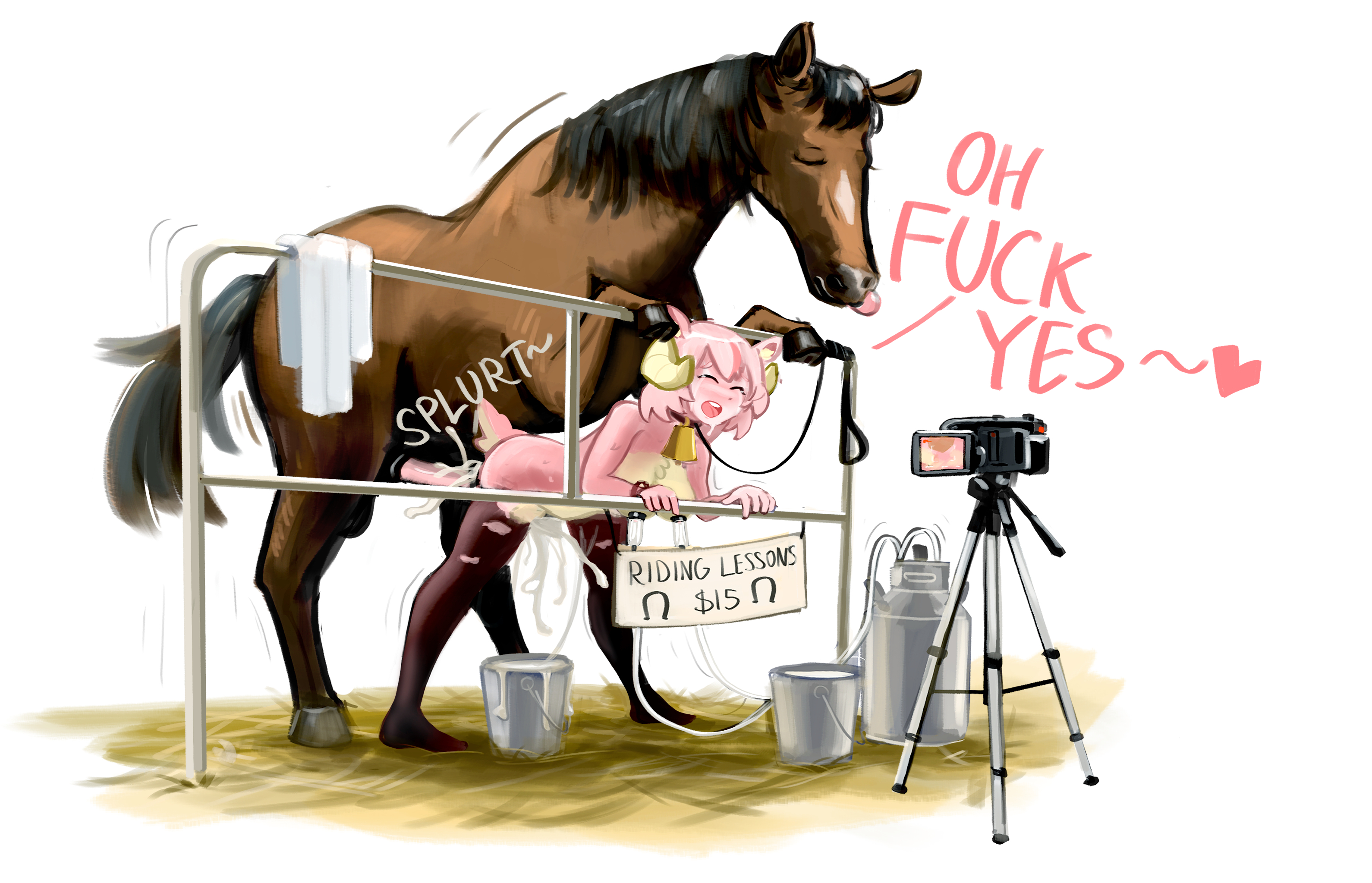 bestiality, breasts, bukkakekamikaze, camera, caprine, crying, cum, cum drip, cum in pussy, cum inside, ejaculation, equine, equine penis, ewe, female, feral, fluffy, fluffy tail, furry, horns, horse, horse penis, horsecock, huge cock, male, mashaovechka, milking, milking machine, penetration, penis, pussy, recording, sheep, thighhighs, zoophilia