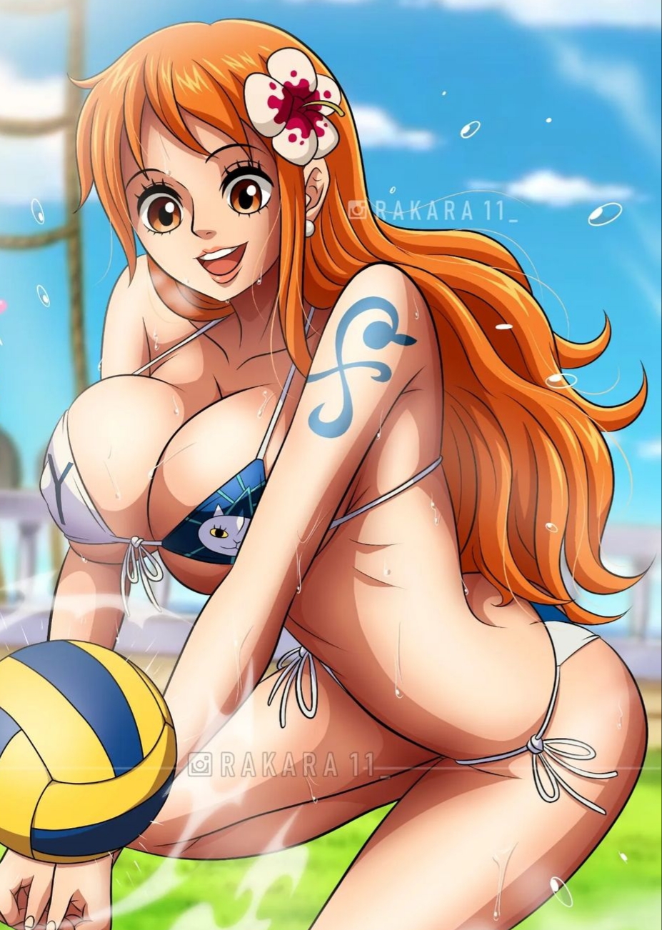 female female_only nami nami_(one_piece) one_piece post-timeskip rakara11