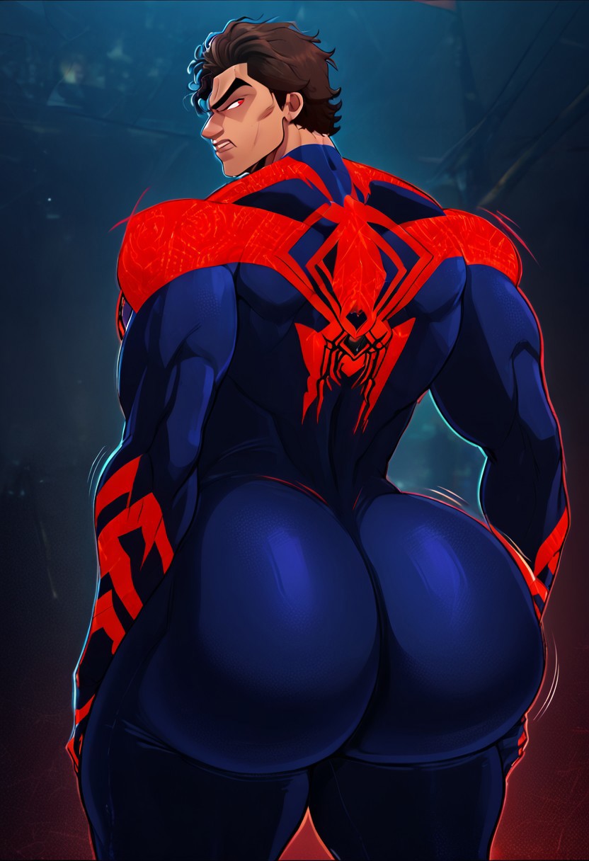 1boy ai_generated ambush_(trap) angry ass bara barazoku big_ass big_butt blackwhiplash_(style) bodysuit brown_hair bubble_ass bubble_butt civitai dad daddy dark_skin dilf frown gay gyatt huge_ass huge_butt hyper hyper_ass hyper_butt jiggle jiggling_ass looking_back male male_only marvel marvel_comics massive_ass massive_butt mature mature_male miguel_o'hara motion_lines muscular muscular_male older_male red_eyes round_ass round_butt skintight skintight_bodysuit solo solo_male spider-man:_across_the_spider-verse spider-man_(series) spider-man_2099 tanned tanned_skin thick_ass thick_butt thick_thighs tight_clothing twinksupremacy vampire wide_hips yaoi