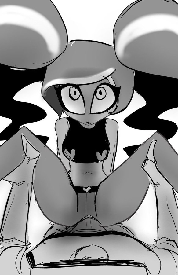 bulge, cute, hazbin hotel, pov, tagme, turned on, velvette, vox (hazbin hotel)