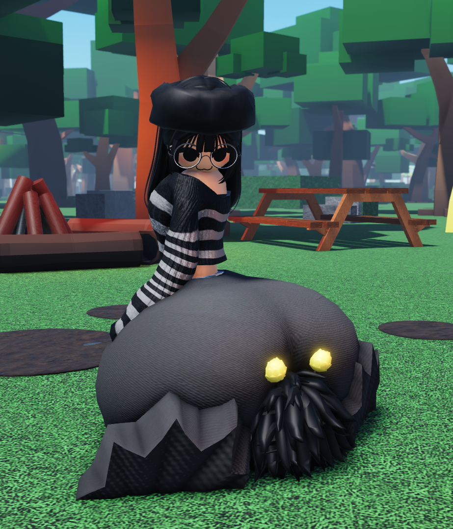 back_view dumptruck_ass emo_boy facesitting_through_clothes glasses gyatt huge_ass massive_ass oc original_character roblox roblox_background robloxian smiling trippinguy