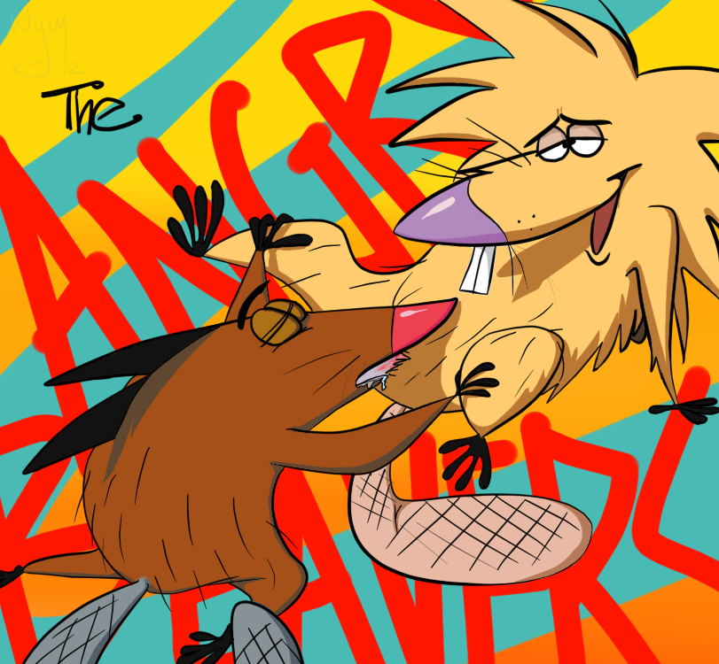 angry_beavers anthro beaver brothers daggett furry gay incest male mammal nickelodeon no_humans norbert rodent siblings yaoi