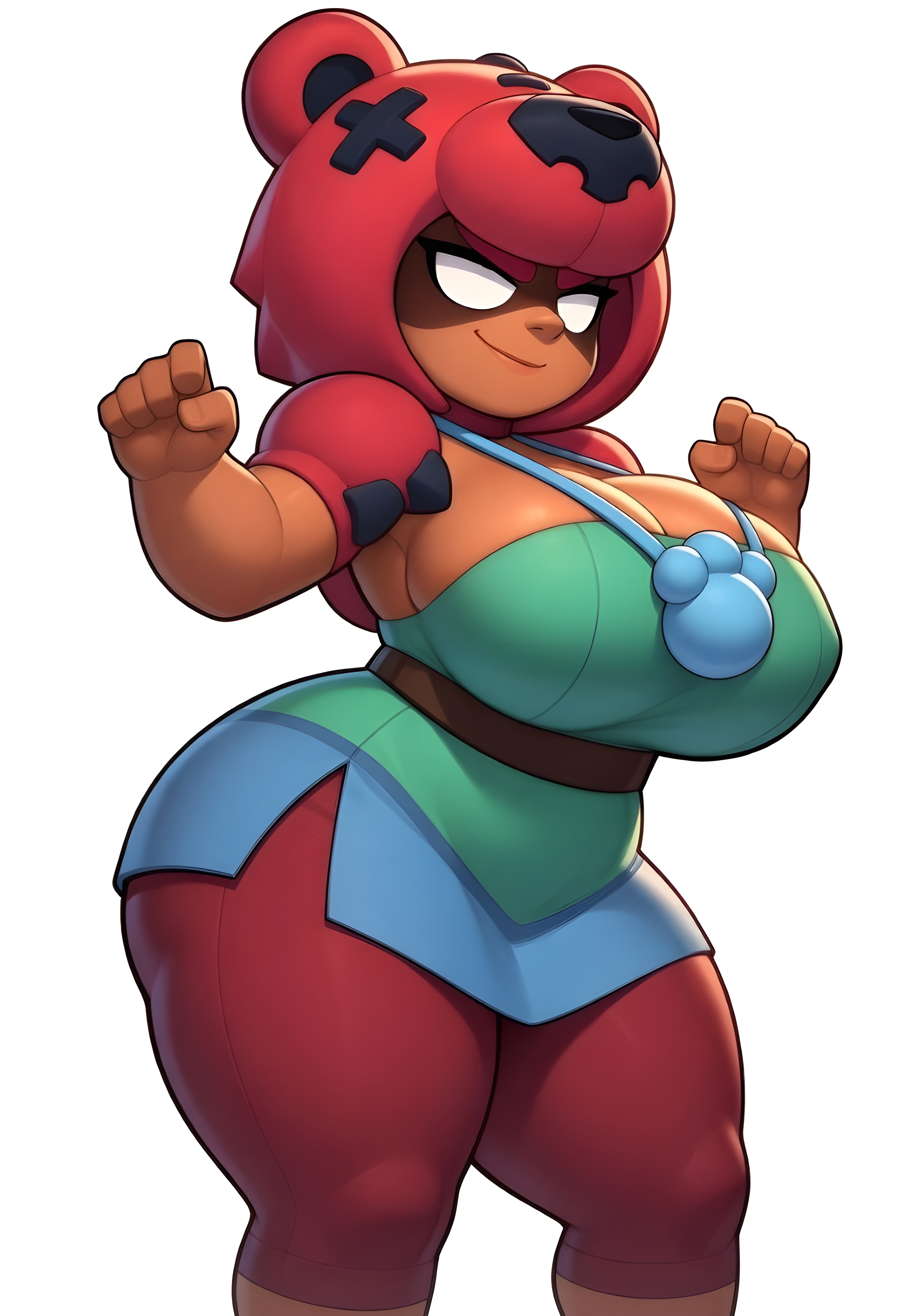 1girls, aged up, ai generated, big ass, big breasts, big butt, brasil louco, brawl stars, bubble butt, clothed female, curvaceous, curvy, curvy body, curvy female, curvy figure, female, female focus, female human, female only, full body, full clothed, fully clothed, huge breasts, large ass, looking at viewer, nita (brawl stars), seducing, seducing viewer, seductive, seductive look, seductive pose, seductive smile, sexy, sexy body, sexy pose, shortstack, simple background, solo, solo female, solo focus, supercell, tagme, thick ass, thick butt, thick legs, thick thighs, white background