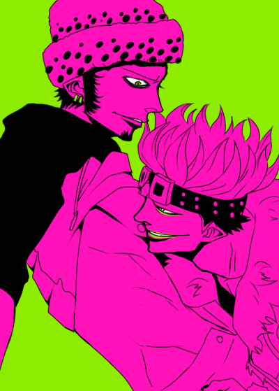 2boys eustass_kid gay male male_only multiple_boys one_piece trafalgar_law yaoi