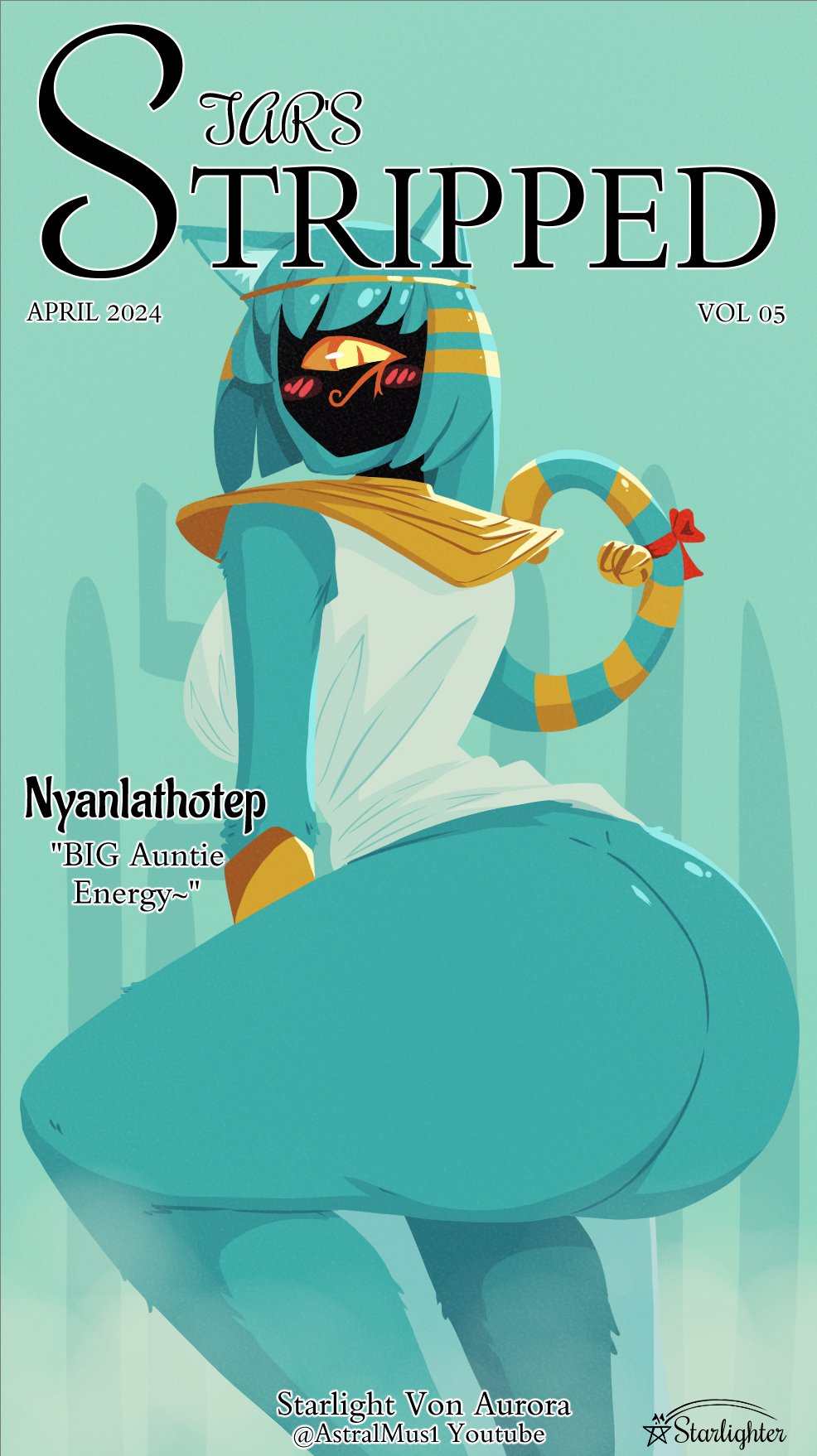 1girls ass auntie_nyan_nyan female h.p._lovecraft nude nyanlathotep nyarlathotep starlightx_lewd sucker_for_love tagme twerking