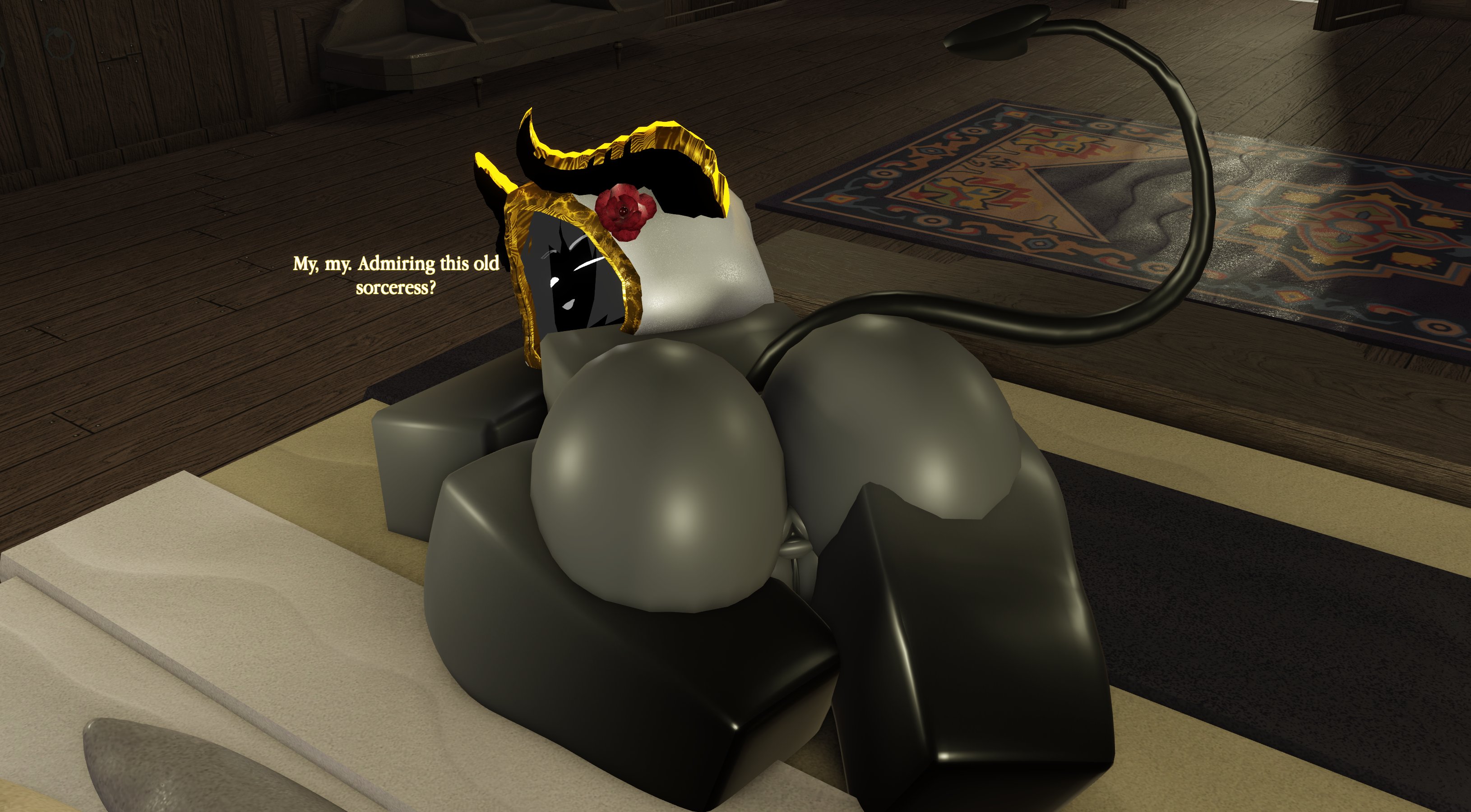 1girls, 3d, anus, ass, ass focus, big ass, demon, demon girl, elyna (lampshaderr34), english text, female, female only, lampshaderr34, pussy, roblox, robloxian, tagme, tail, text, thighs, vagina