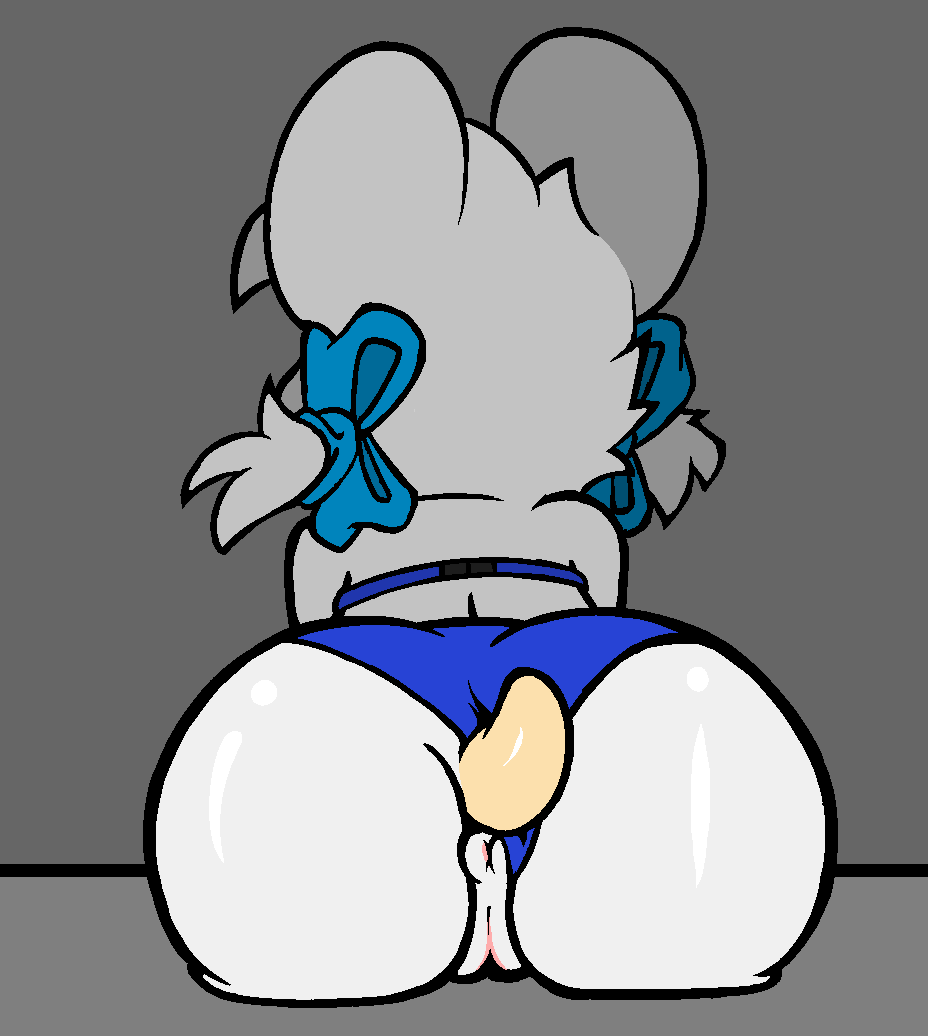 aliasing anthro anus ass big_ass bijou bikini bow color female hamster hamtaro_(series) pussy rodent roy_mccloud skimpy solo source_request