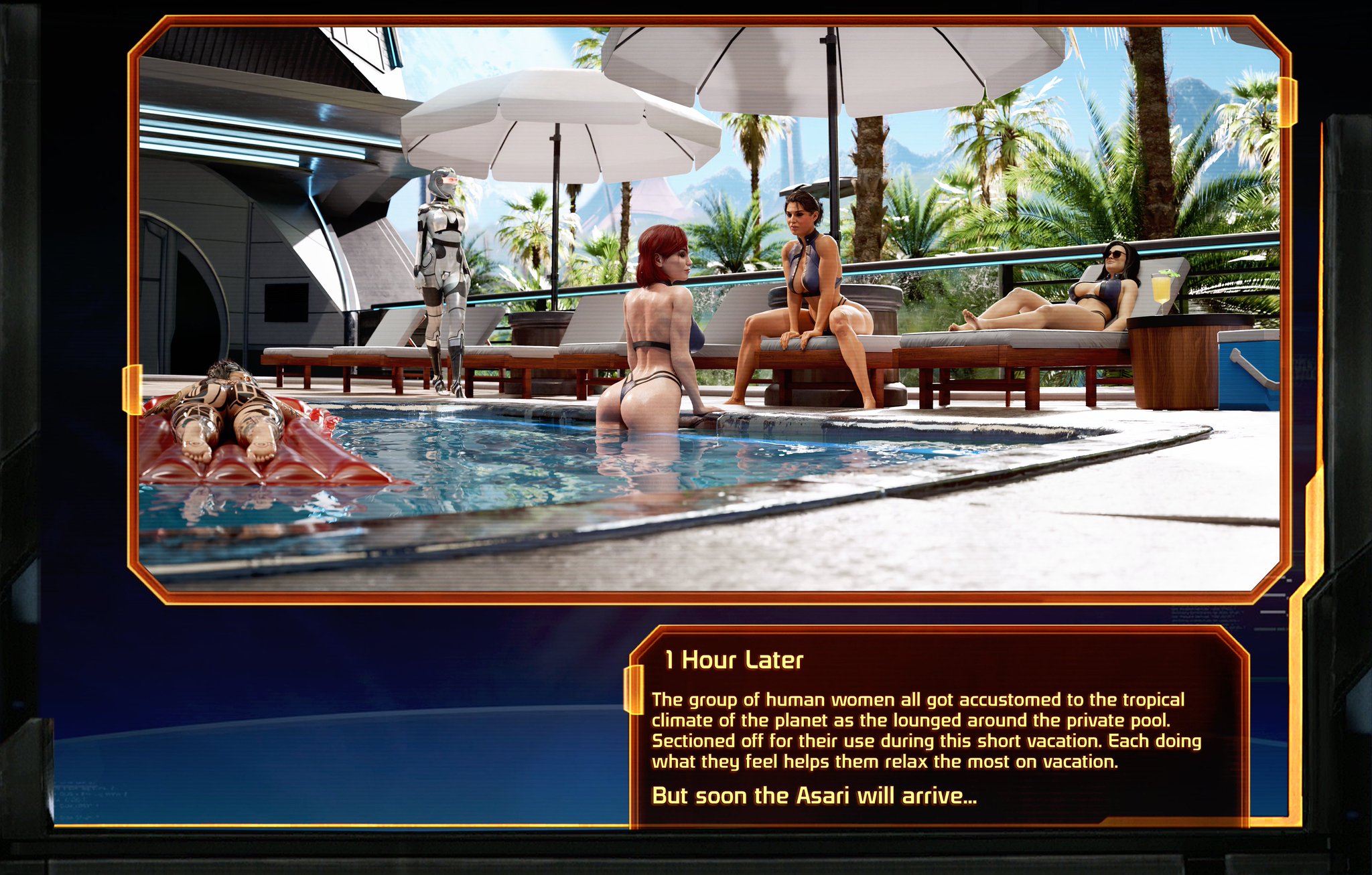 3d, 5girls, ai character, android, artificial intelligence, ashley williams, big ass, big breasts, big thighs, breasts, commander shepard, curvaceous, curvy, curvy figure, dinoboy555, edi, english text, female, femshep, gynoid, hips, huge ass, huge breasts, huge thighs, jack (mass effect), jane shepard, large ass, large breasts, large thighs, light skin, light-skinned female, mass effect, mature, mature female, miranda lawson, multiple females, multiple girls, robot, robot girl, robot humanoid, slim waist, story, thick, thick hips, thick legs, thick thighs, thighs, voluptuous, waist, wide hips, wide thighs